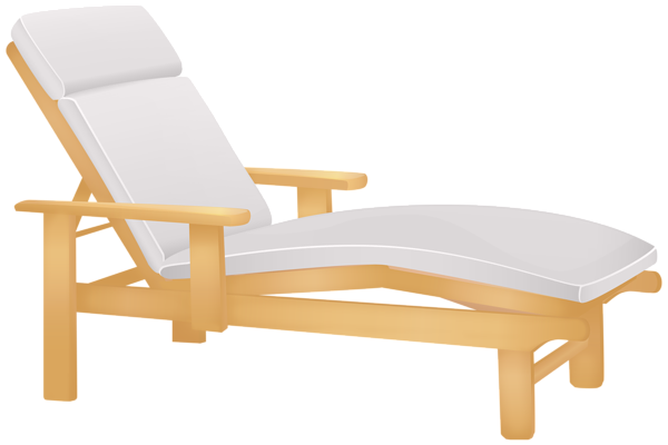 This png image - Beach Lounge Chair White PNG Clip Art, is available for free download
