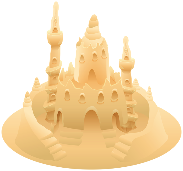 This png image - Beach Sand Castle Transparent PNG Image, is available for free download