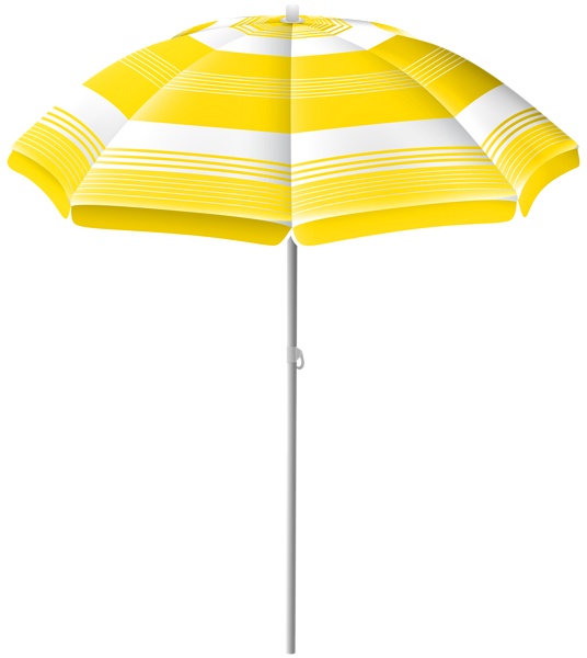 This png image - Beach Umbrella Yellow PNG Clipart, is available for free download