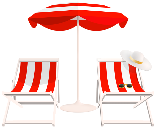 This png image - Beach Umbrella and Chairs PNG Clip Art, is available for free download
