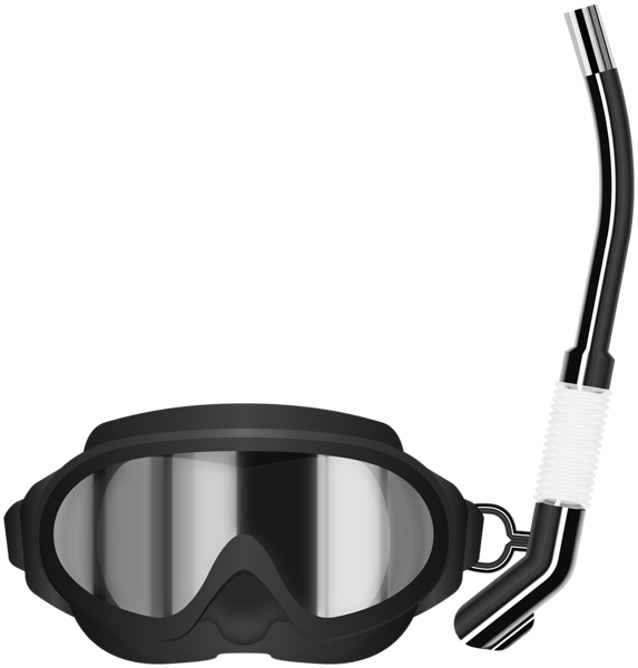 This png image - Black Snorkel Mask PNG Clipart, is available for free download