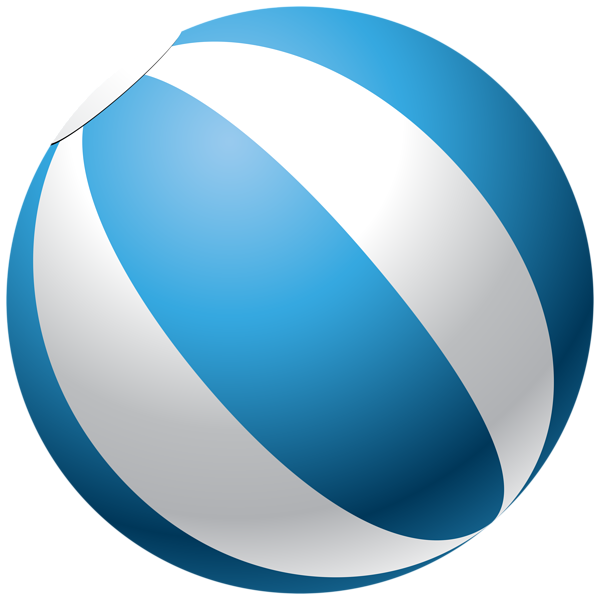This png image - Blue Beach Ball Transparent Clip Art Image, is available for free download