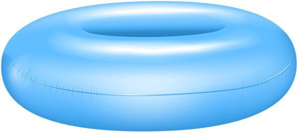 transparent pool float