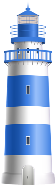 This png image - Blue Lighthouse Large PNG Clipart, is available for free download