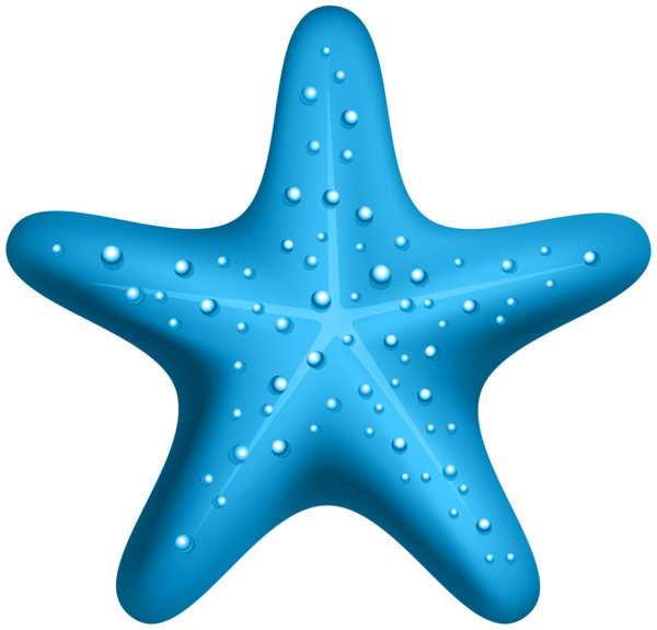 This png image - Blue Starfish PNG Clipart, is available for free download