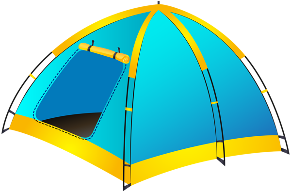 This png image - Blue Tent Transparent PNG Clip Art Image, is available for free download