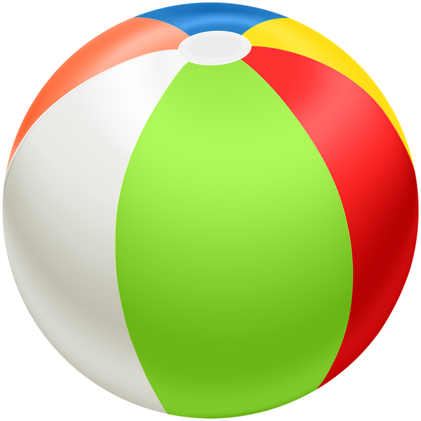 This png image - Colorful Beach Ball Clipart, is available for free download