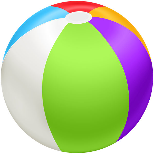 This png image - Colorful Beach Ball PNG Clipart, is available for free download
