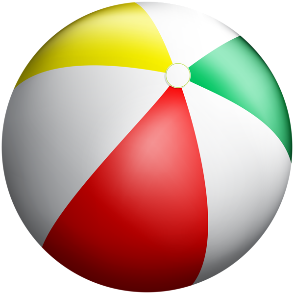This png image - Colorful Beach Ball Transparent PNG Clip Art Image, is available for free download