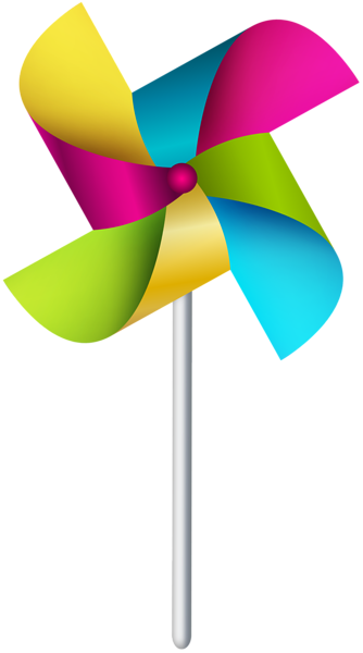 This png image - Colorful Pinwheel PNG Clipart, is available for free download