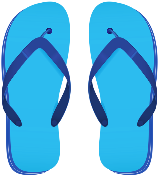 This png image - Flip Flops Blue PNG Transparent Clipart, is available for free download