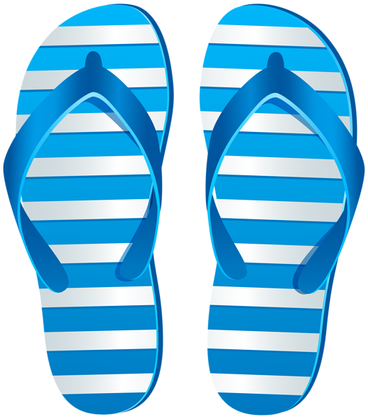 This png image - Flip Flops Blue PNG Transparent Clipart, is available for free download