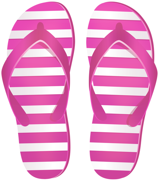 This png image - Flip Flops Pink PNG Transparent Clipart, is available for free download