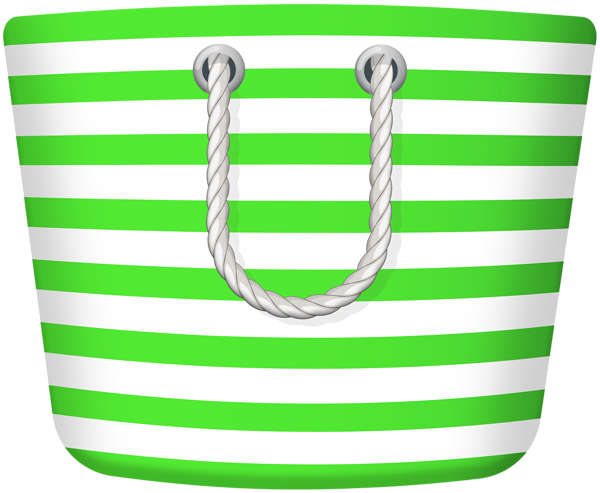 This png image - Green Beach Bag PNG Clipart, is available for free download