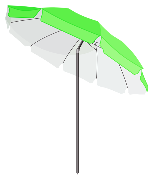 This png image - Green Beach Umbrella PNG Clipart, is available for free download