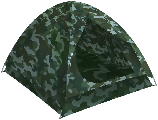 This png image - Green Camouflage Tent PNG Clipart, is available for free download
