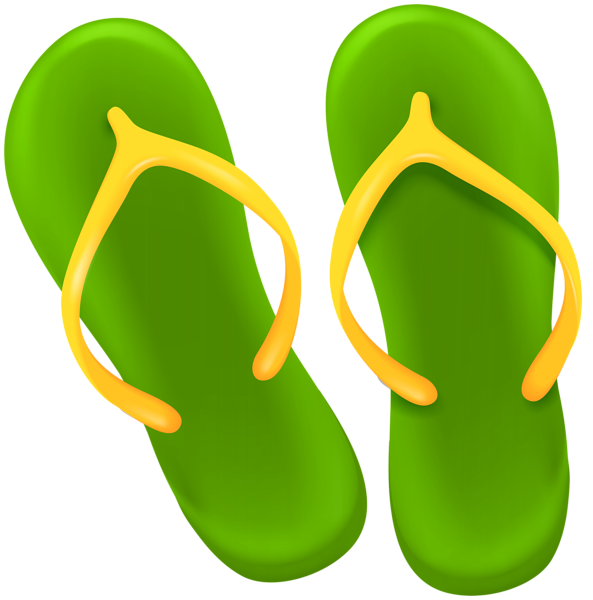 This png image - Green Flip Flops Clip Art PNG Image, is available for free download