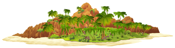 This png image - Island with Palm Trees PNG Clip Art, is available for free download