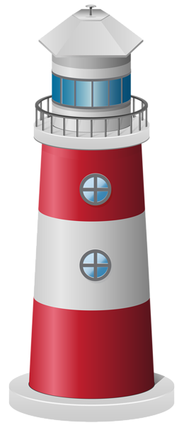 This png image - Lighthouse Red PNG Clip Art Image, is available for free download
