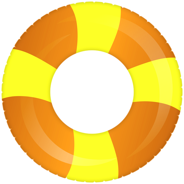This png image - Orange Swim Ring PNG Clipart Image, is available for free download