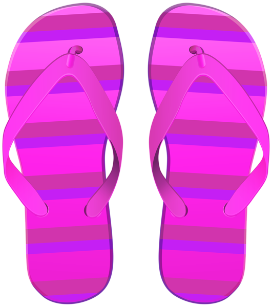 Pink Beach Flip Flops PNG Clipart | Gallery Yopriceville - High-Quality ...