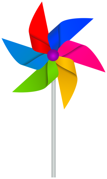 This png image - Rainbow Pinwheel PNG Clipart, is available for free download
