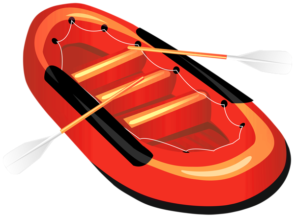 This png image - Rubber Boat Orange PNG Transparent Clipart, is available for free download