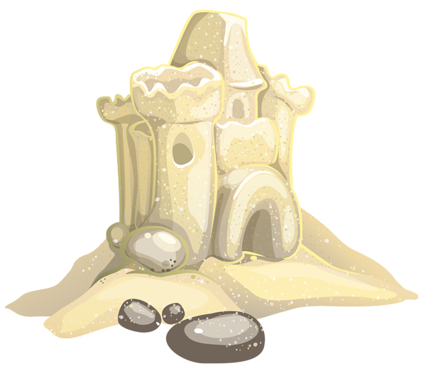 This png image - Sand Castle PNG Clipart Image, is available for free download