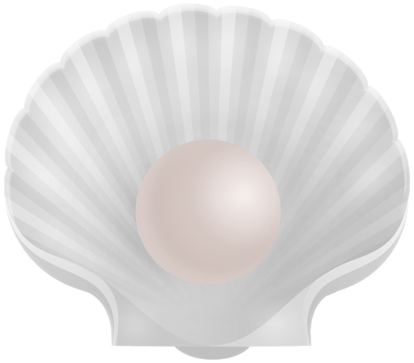 This png image - Seashell with Pearl PNG Transparent Clipart, is available for free download