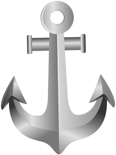 This png image - Silver Anchor PNG Clip Art, is available for free download