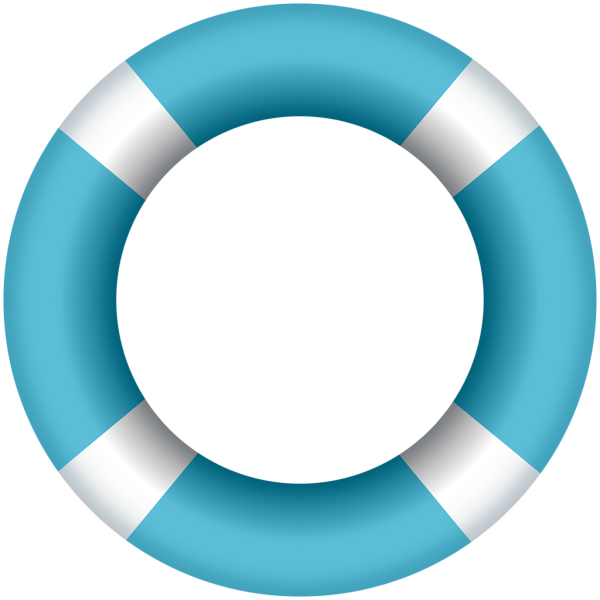 This png image - Swim Ring Blue PNG Clipart, is available for free download