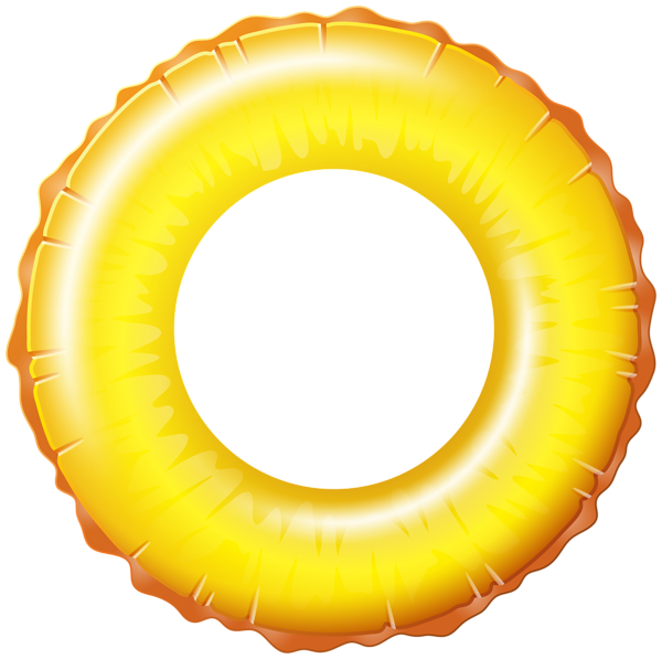 This png image - Swimming Ring Yellow PNG Clipart, is available for free download