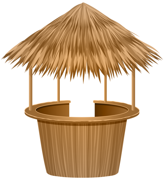This png image - Thatched Tiki Bar PNG Clip Art Image, is available for free download