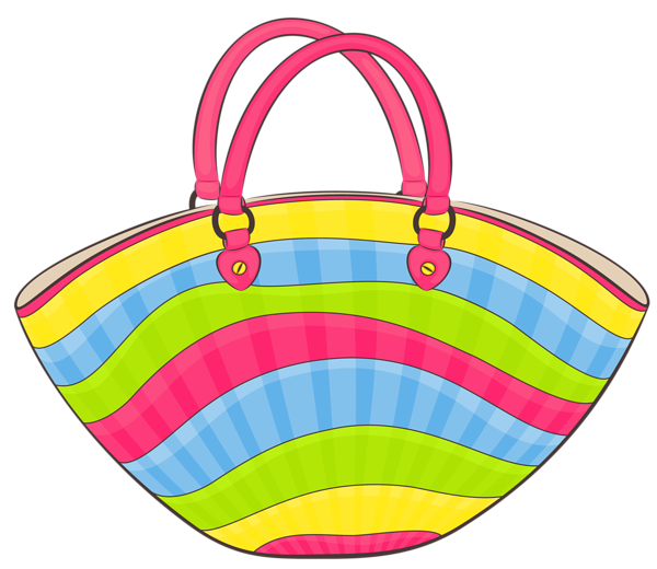 This png image - Transparent Beach Bag PNG Clipart, is available for free download