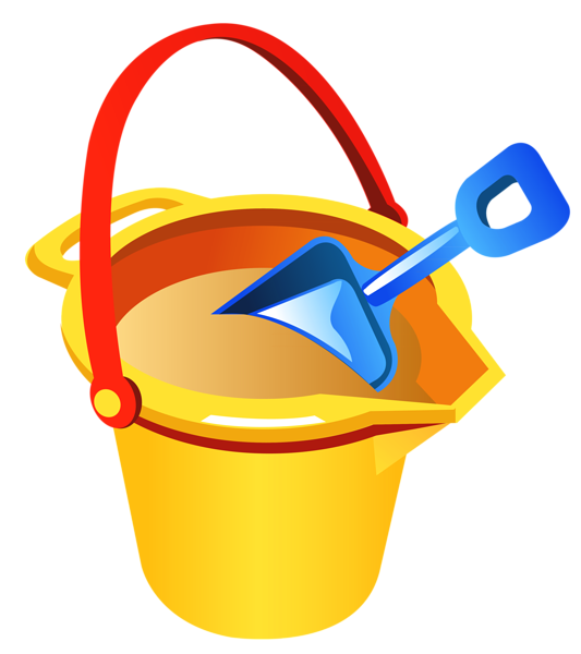 Transparent Beach Bucket and Shovel PNG Clipart | Gallery Yopriceville ...