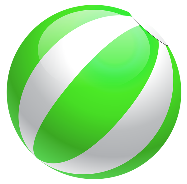 This png image - Transparent Green Beach Ball PNG Clipart, is available for free download