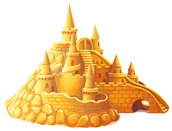 This png image - Transparent Sand Castle PNG Clipart, is available for free download