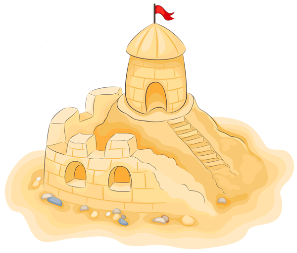 This png image - Transparent Sand Castle PNG Clipart Picture, is available for free download