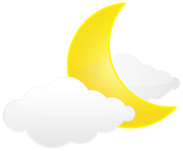 This png image - Moon with Clouds PNG Transparent Clip Art Image, is available for free download