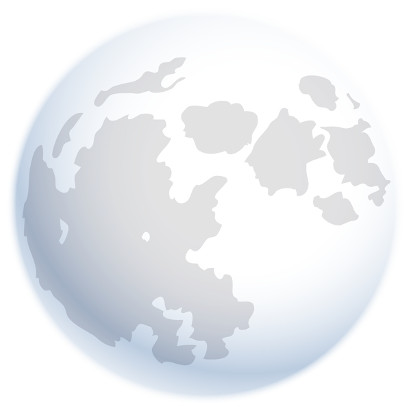 Transparent Realistic Moon PNG Clipart Picture​