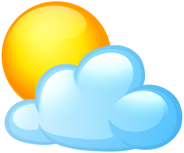 This png image - Sun and Cloud PNG Clip Art Image, is available for free download