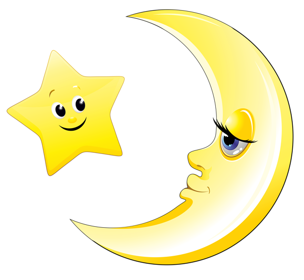 Transparent Cute Moon and Star Clipart Picture | Gallery ...
