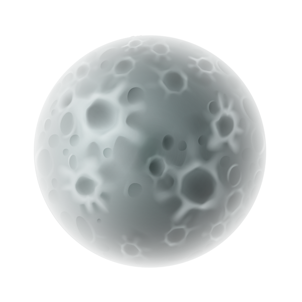 This png image - Transparent Realistic Moon PNG Clipart Picture, is available for free download