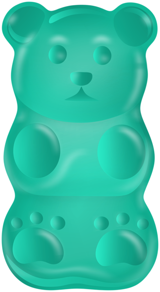 This png image - Blue Gummy Bear PNG Clipart, is available for free download