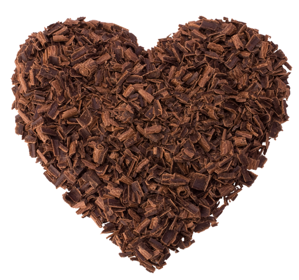 This png image - Chocolate Curls Heart PNG Picture, is available for free download