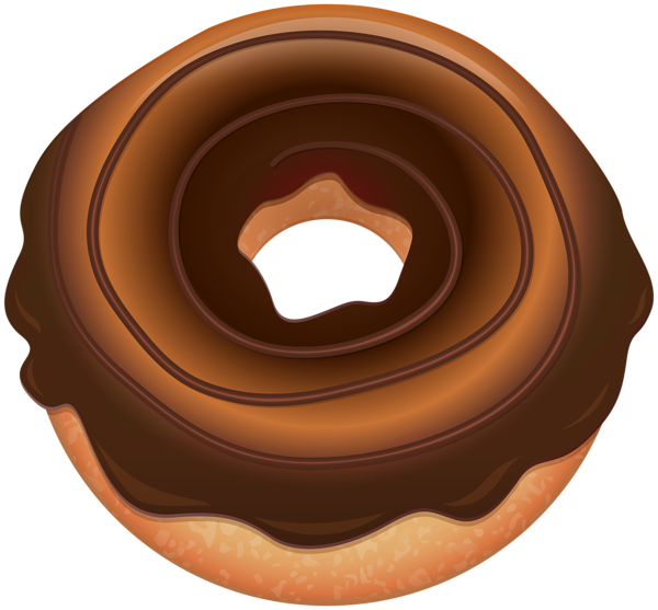 Chocolate Donut PNG Clip Art Image | Gallery Yopriceville - High ...