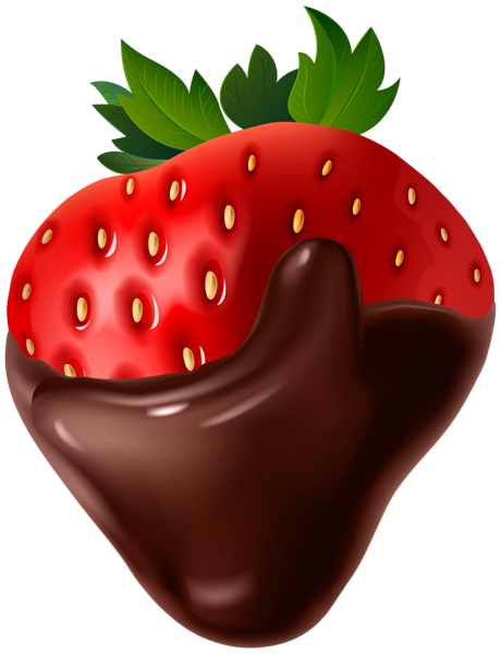 This png image - Chocolate Strawberry PNG Transparent Clipart, is available for free download