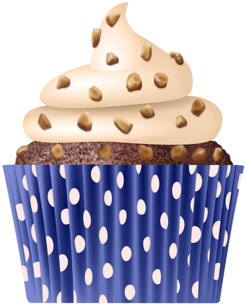 This png image - Cupcake Blue PNG Transparent Clipart, is available for free download