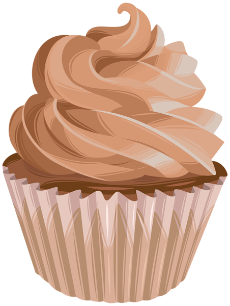This png image - Cupcake Brown Topping PNG Clipart, is available for free download