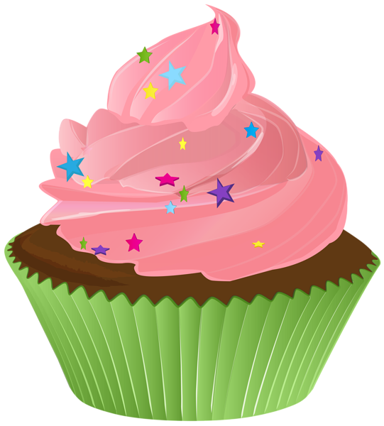 Cupcake Green PNG Transparent Clip Art | Gallery Yopriceville - High ...